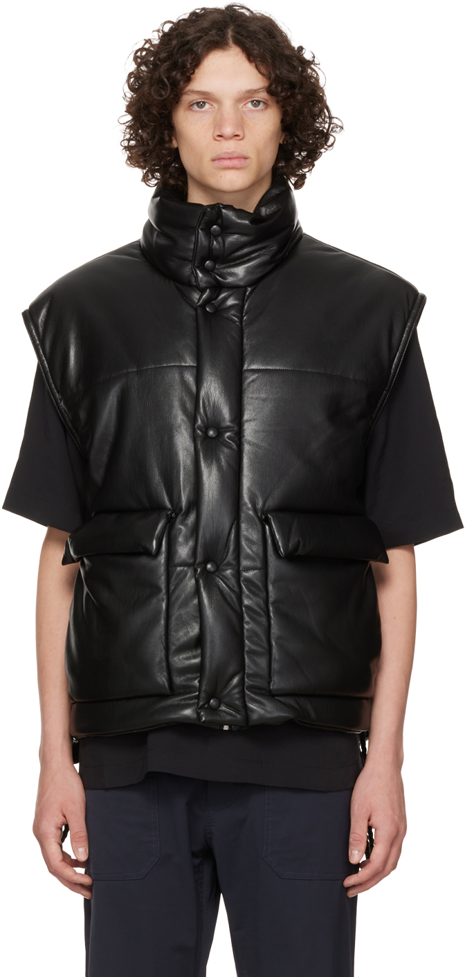 SSENSE Men Clothing Jackets Gilets Black Cover Insulated Vest 