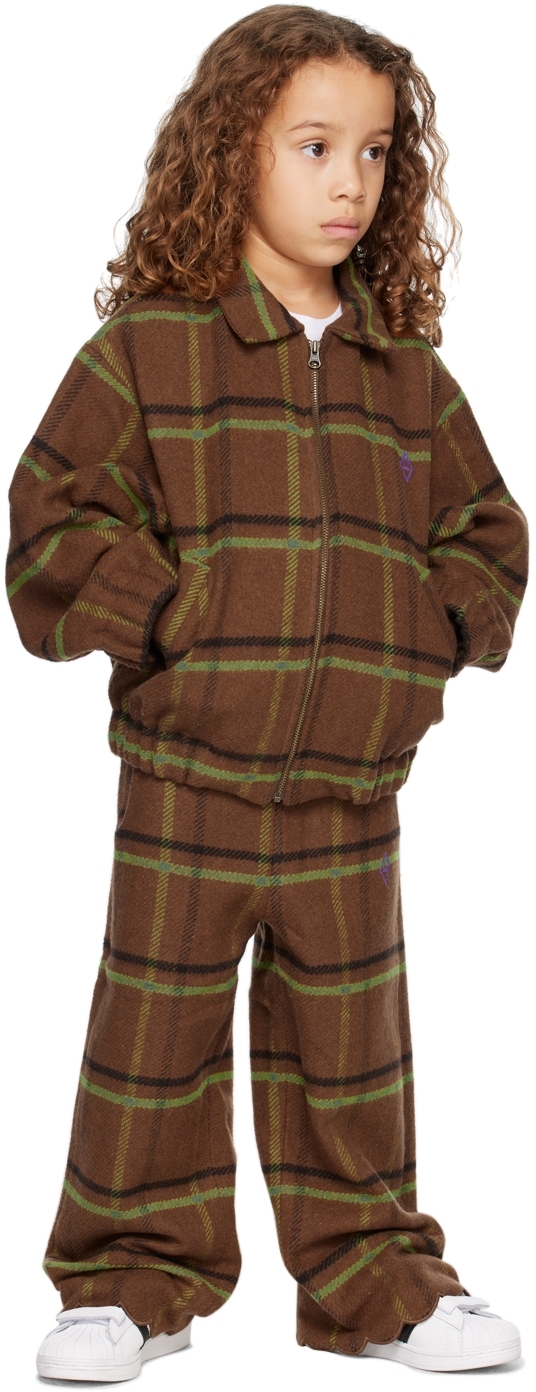 The Animals Observatory Kids Brown Falcon Jacket In Brown