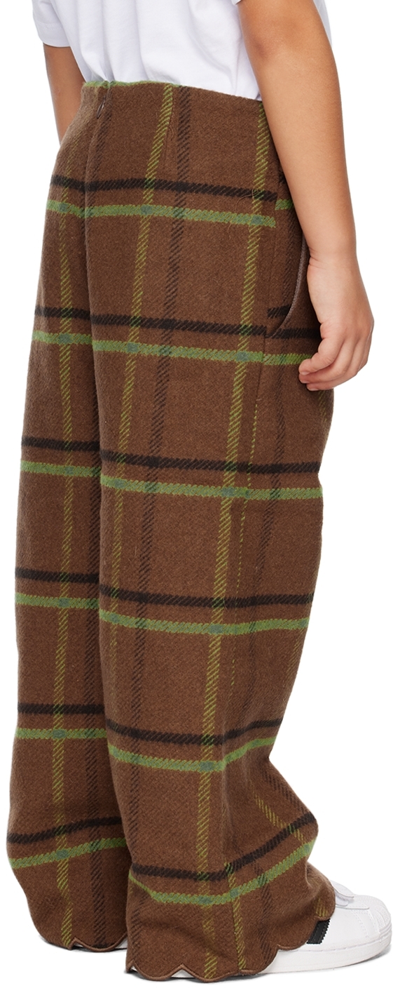 The Animals Observatory Kids Brown Rhino Trousers In Brown