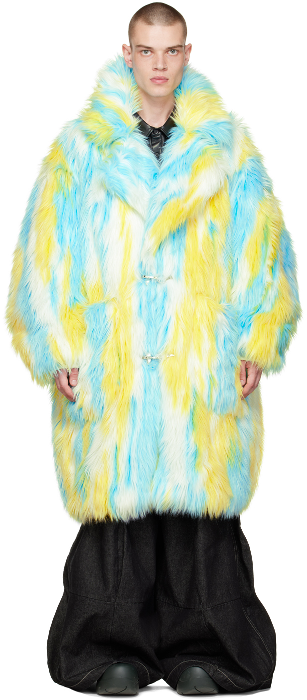 Multicolor Sully Coat by Chen Peng on Sale