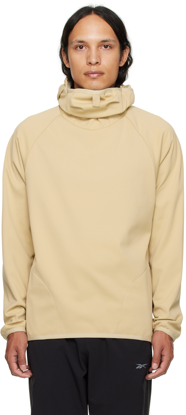 CCP Beige Ribbed Hoodie