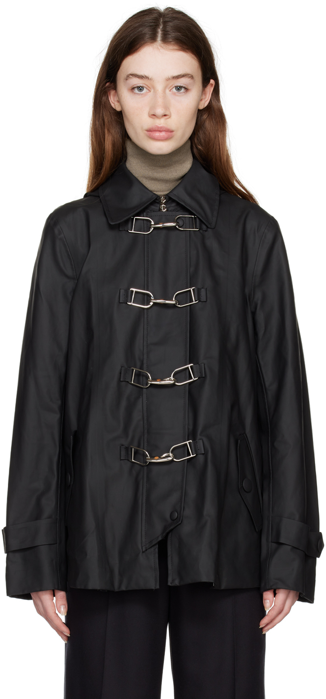 Black Hayward Trench Coat