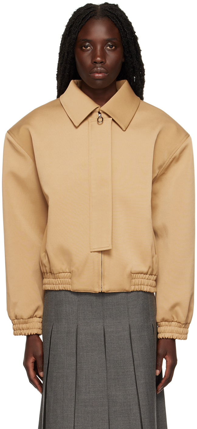 Fax Copy Express SSENSE Canada Exclusive Beige Jacket SSENSE