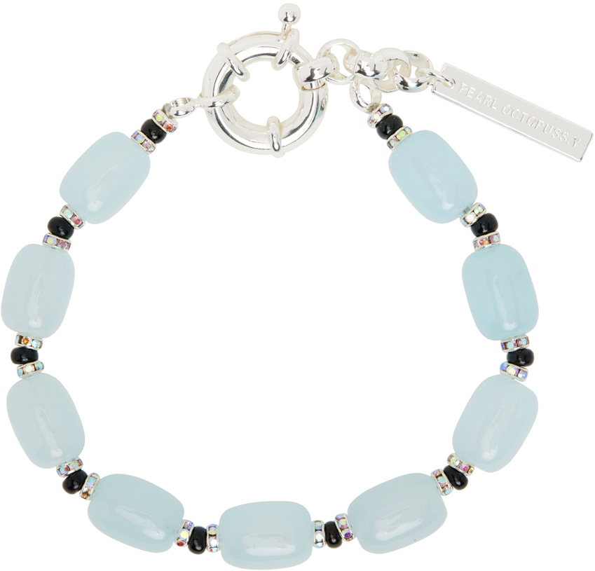 SSENSE Exclusive Blue Necklace SSENSE Men Accessories Jewelry Bracelets 