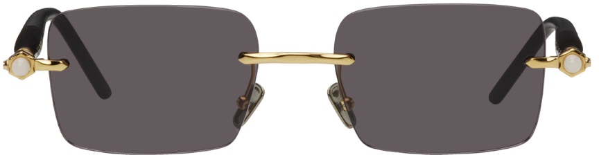 Kuboraum Gold P56 Sunglasses