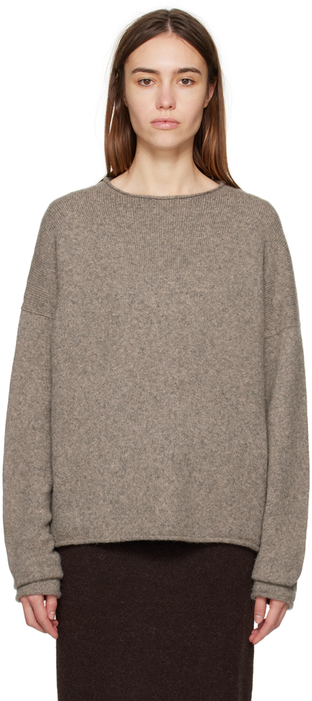 Gray Soft Sweater by Lauren Manoogian on Sale