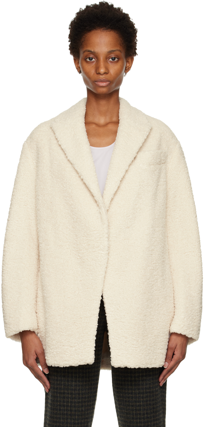 Faux Fur Coat Off White Discount | bellvalefarms.com