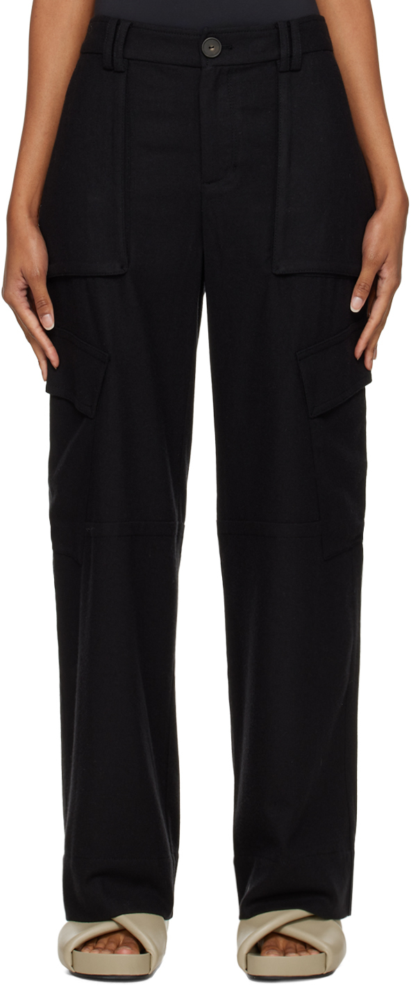 Black Cargo Trousers