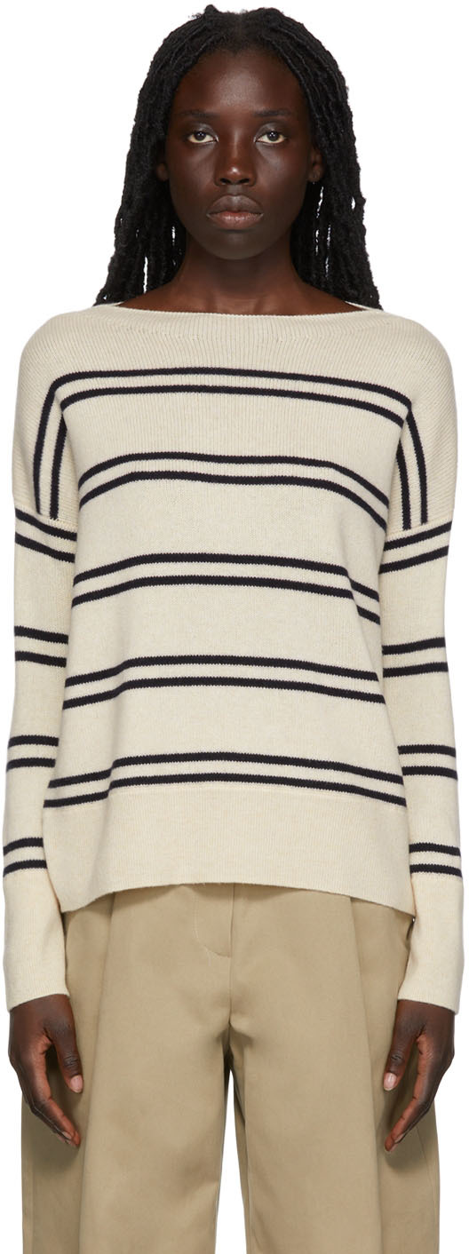 Vince Off-White Wool Sweater