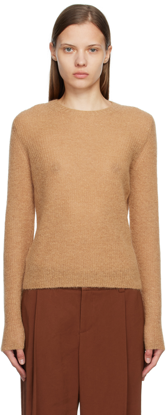Vince Brown Brushed Sweater