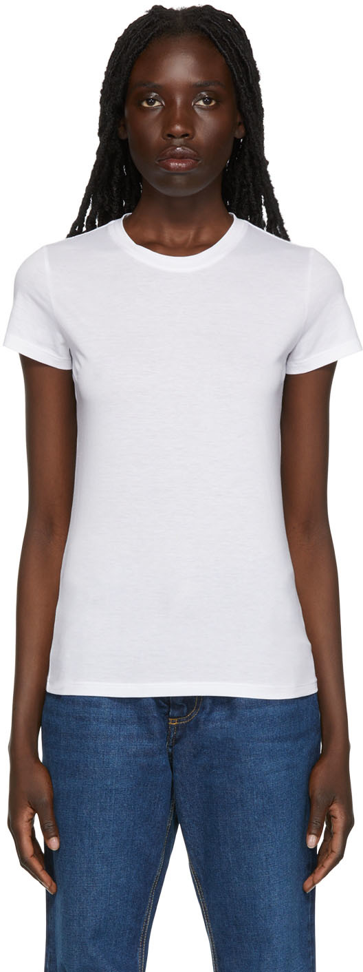 Vince White Pima Cotton T-Shirt