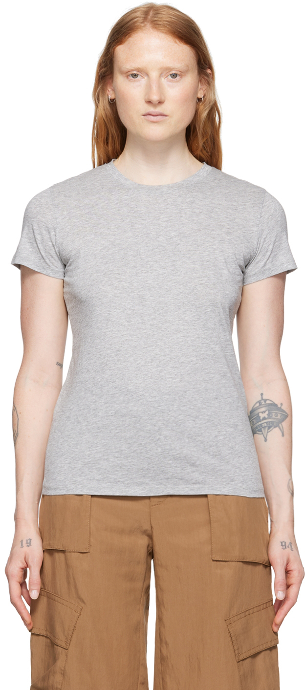 Vince Gray Pima Cotton T-Shirt