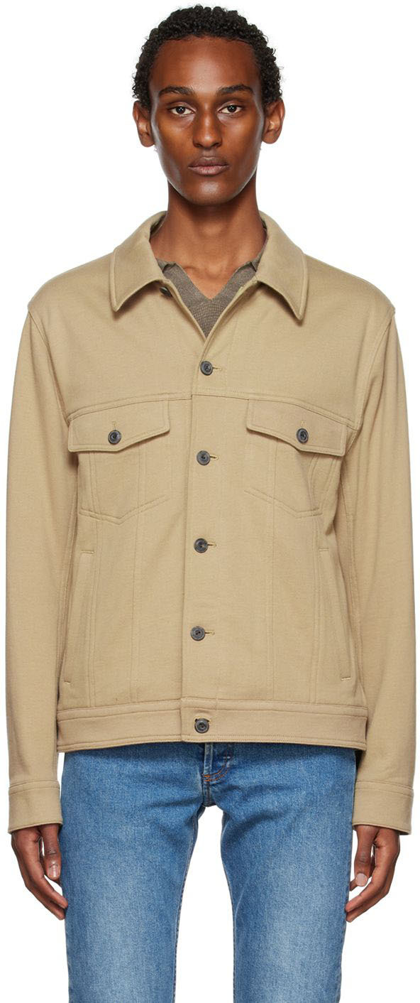 Taupe Soft Trucker Jacket