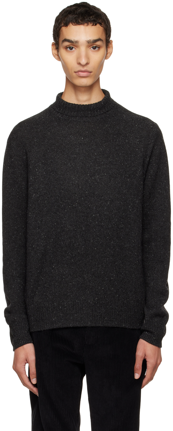 Black Plush Turtleneck