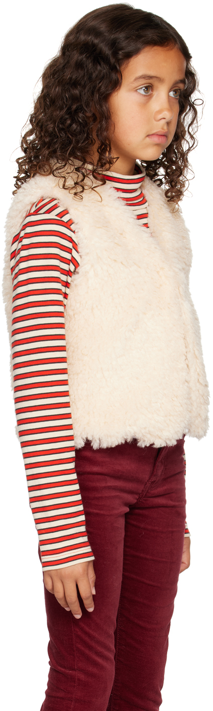 Molo Kids Off-white Hatcha Vest In 2443 White Star