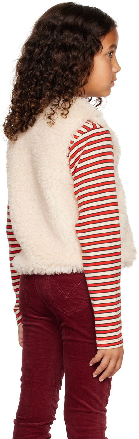 Molo Kids Off-white Hatcha Vest In 2443 White Star