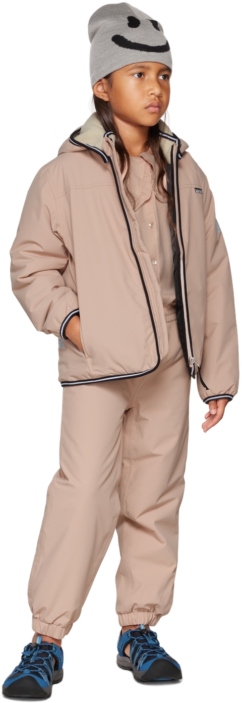 Molo Kids Pink Robbin Shirt In 8577 Fluffy Rose