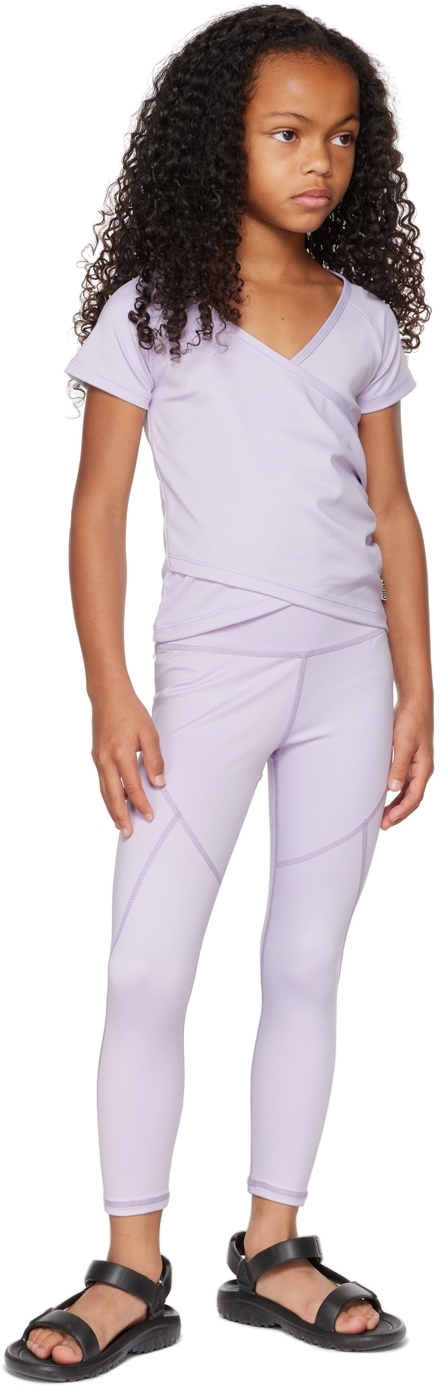 Molo Kids T-shirt For Girls In 8067 Frozen Lilac