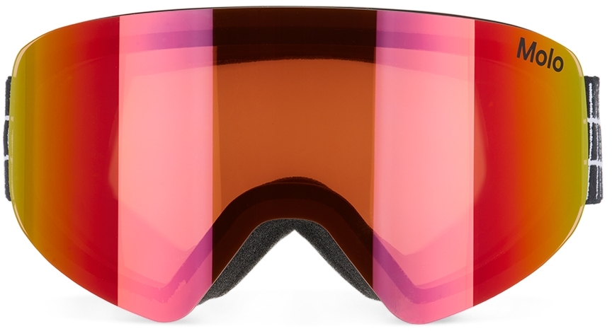 Lunettes de ski Falcon rouge et dorÃ© Molo en solde