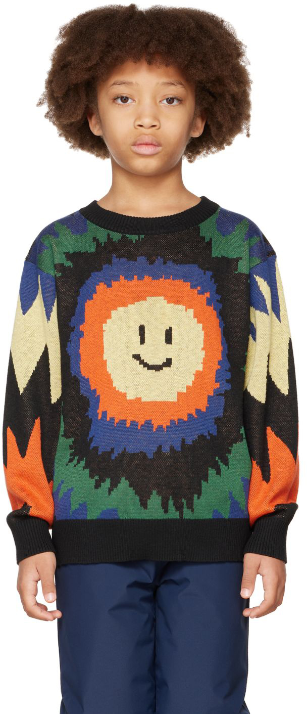 Molo Kids' Multicolor Sweater For Boy With Smiley