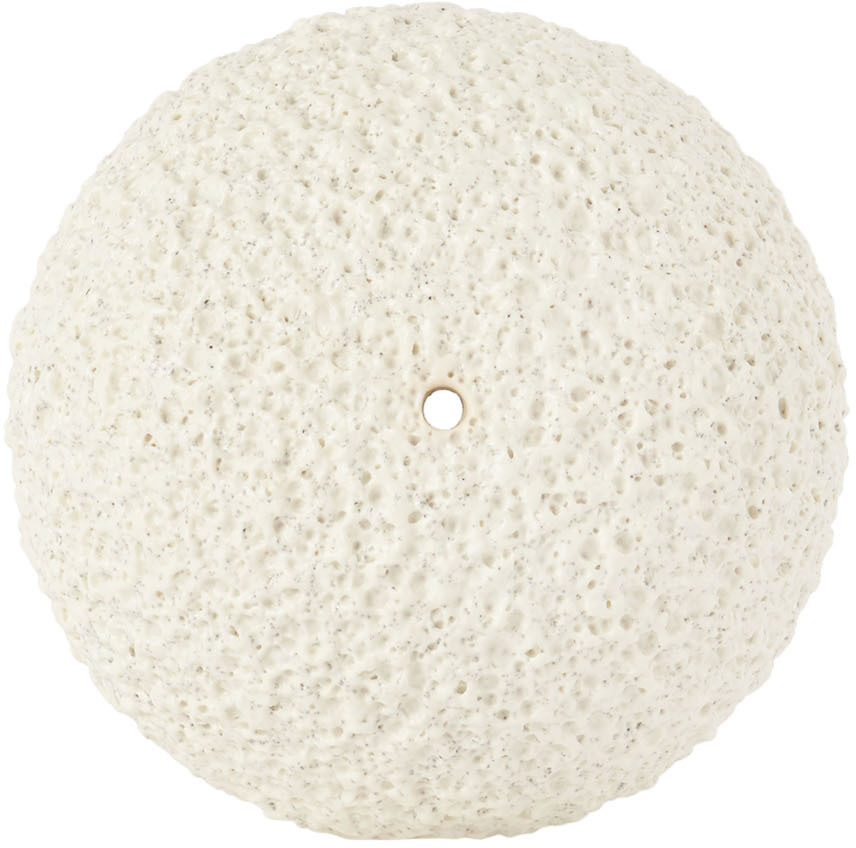 SSENSE Exclusive OffWhite Grounded Incense Holder by Marloe Marloe