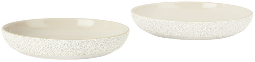 Marloe Marloe Off-white Everyday Bowl Set In Lava & Bone