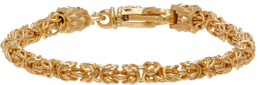 Emanuele Bicocchi Gold Byzantine Chain Bracelet