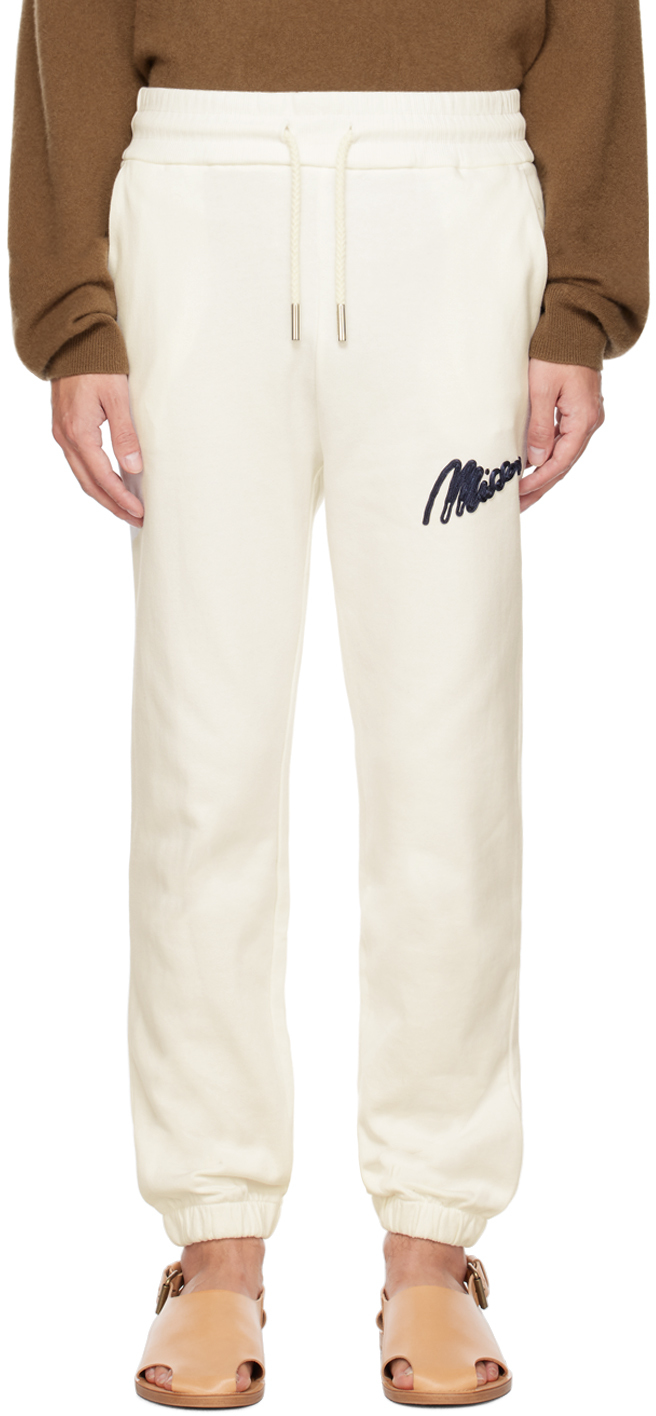 Missoni Off-White Embroidered Lounge Pants
