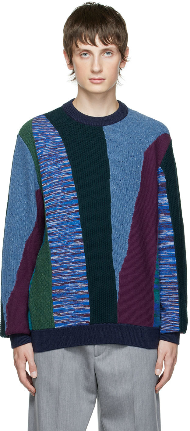 Missoni Multicolor Paneled Sweater