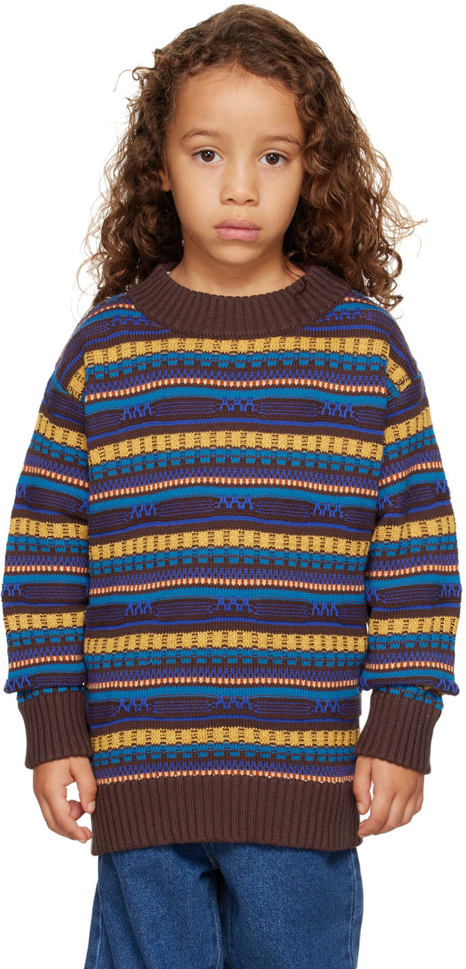 Kids Multicolor Boxy Sweater by Repose AMS | SSENSE