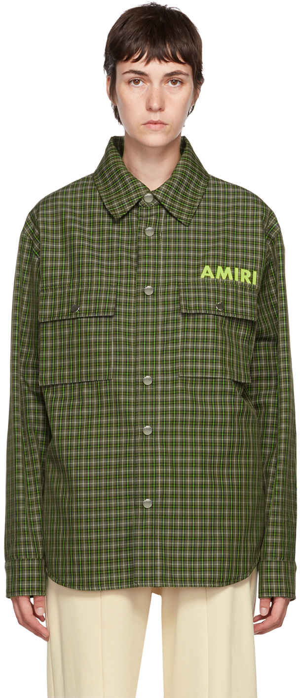 AMIRI Green Logo Jacket
