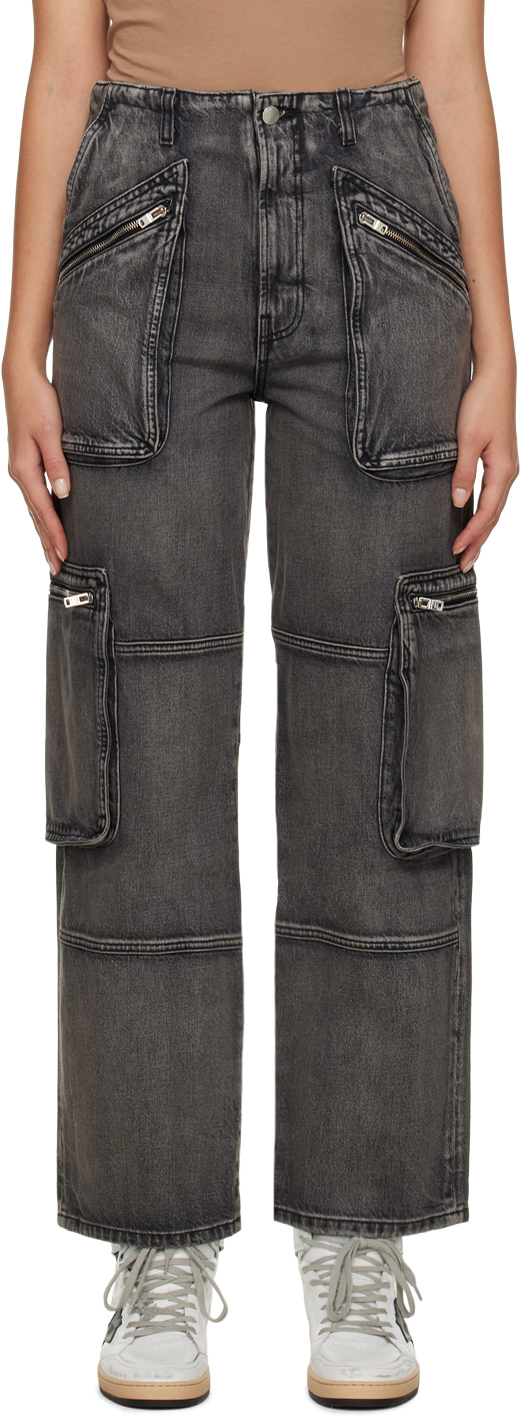 Gray Cargo Jeans Ssense Donna Abbigliamento Pantaloni e jeans Pantaloni Pantaloni cargo 