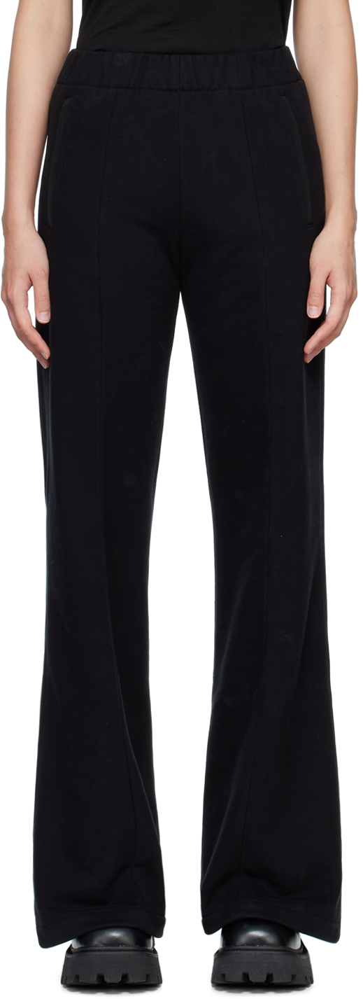 AMIRI Black Wide-Leg Lounge Pants