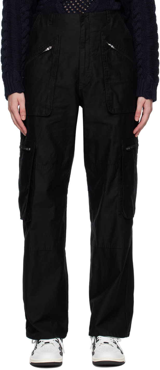 Work Trousers Painters Decorators Pants Combat Style Cotton Black All Size UK. 