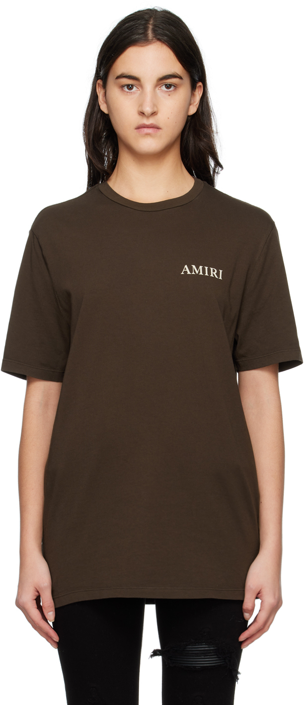 AMIRI: Brown Puff T-Shirt | SSENSE