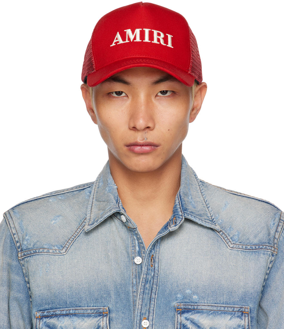 Red Trucker Cap by AMIRI on Sale