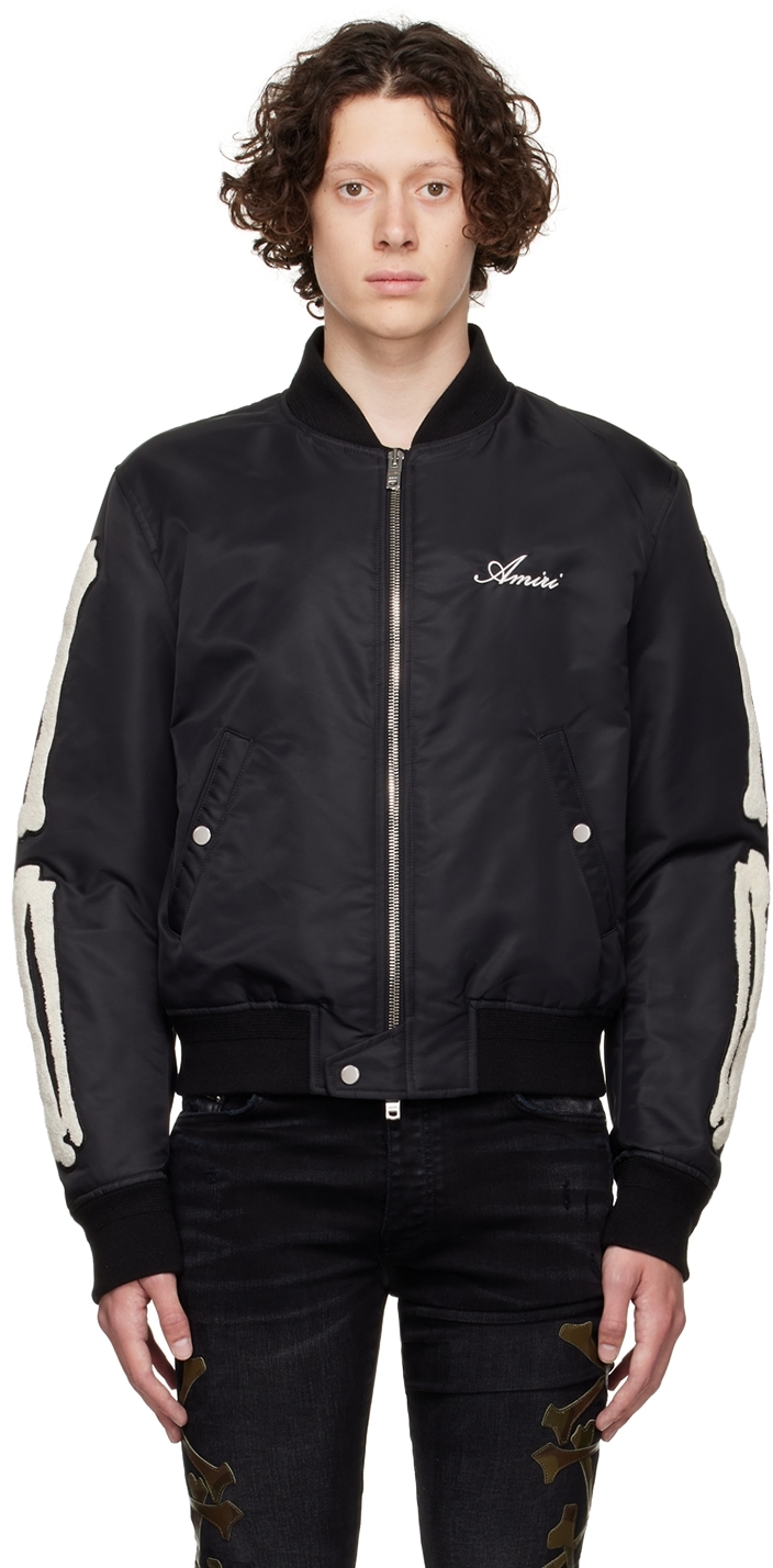 AMIRI patch-detail Varsity Jacket - Farfetch