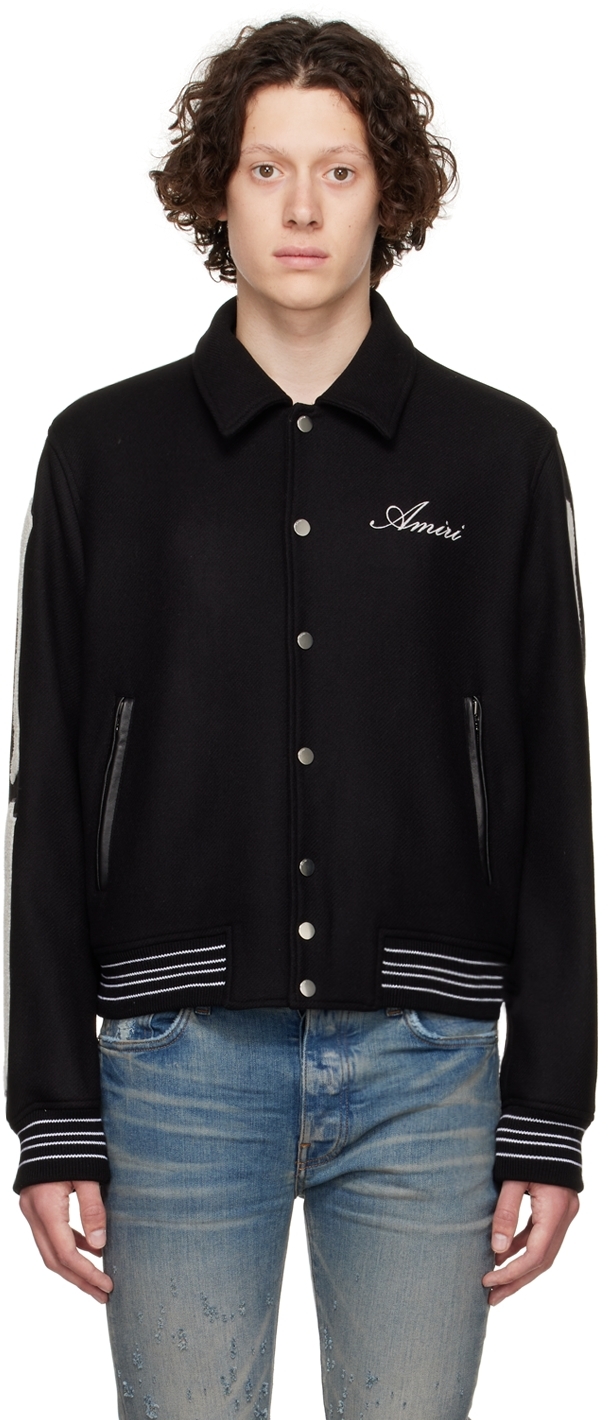 varsity jacket amiri