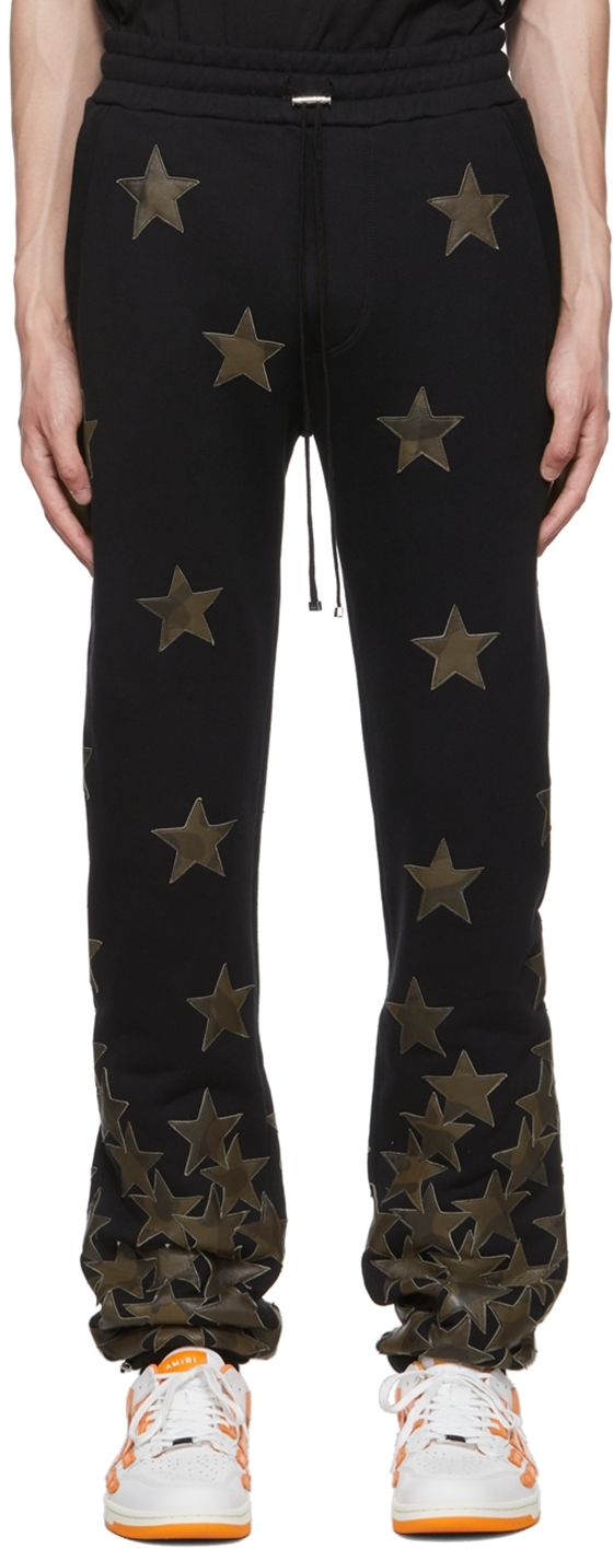 Black Chemist Star Lounge Pants