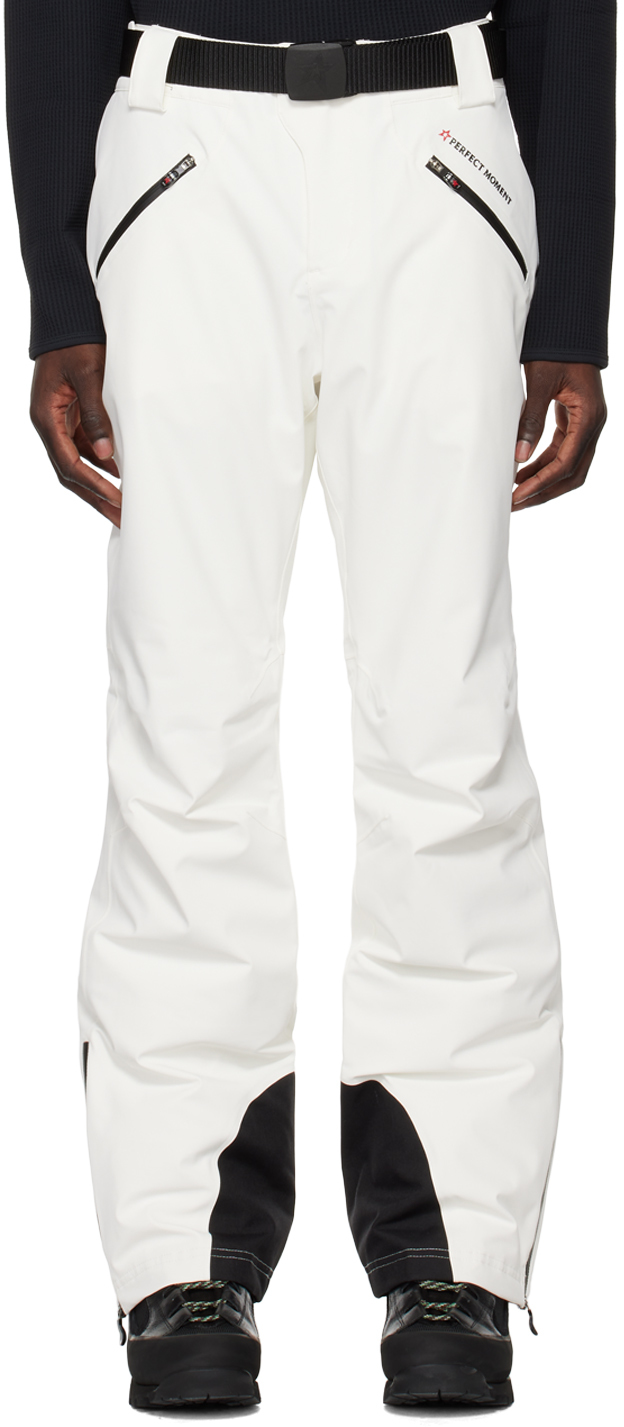 Shop Perfect Moment White Chamonix Trousers In Snow White