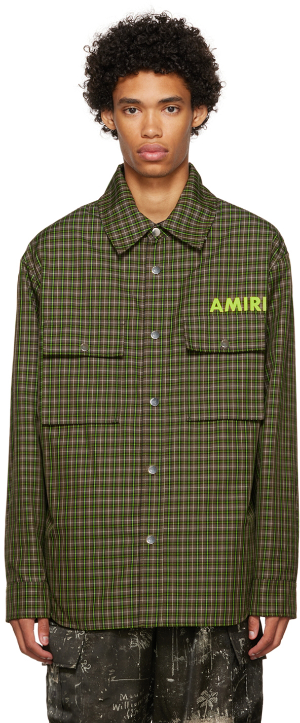 AMIRI Green Overshirt Jacket