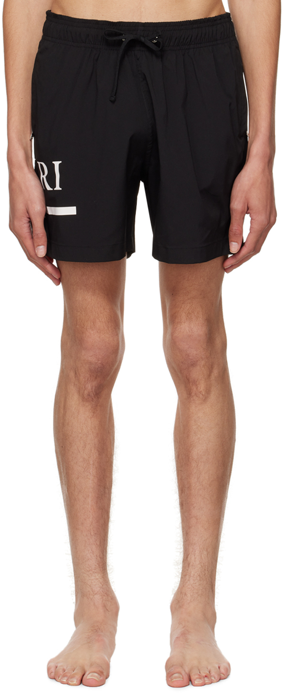 AMIRI Black MA Bar Swim Shorts