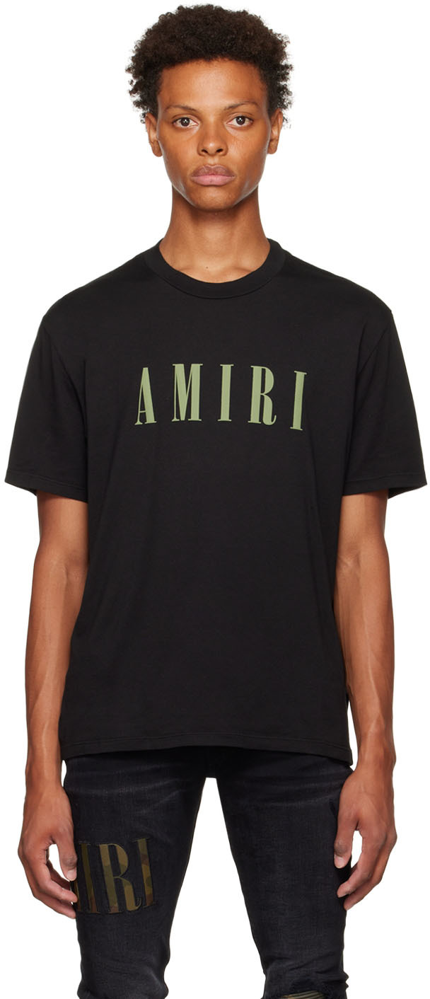 AMIRI Black Cotton T-Shirt | Smart Closet