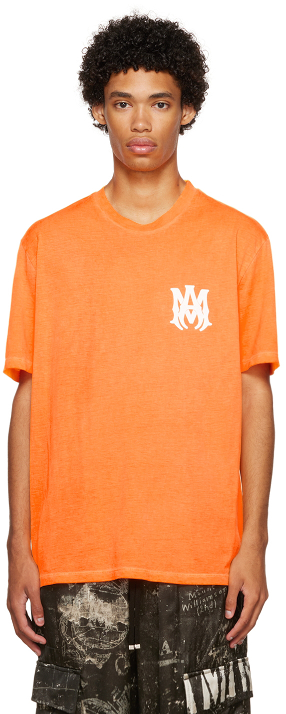 AMIRI Orange Printed T-Shirt