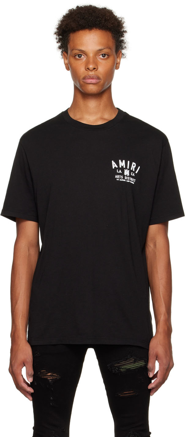 AMIRI Black Cotton T-Shirt