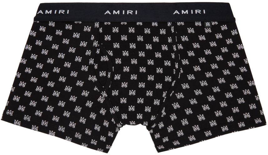 AMIRI Black Logo Boxer Briefs