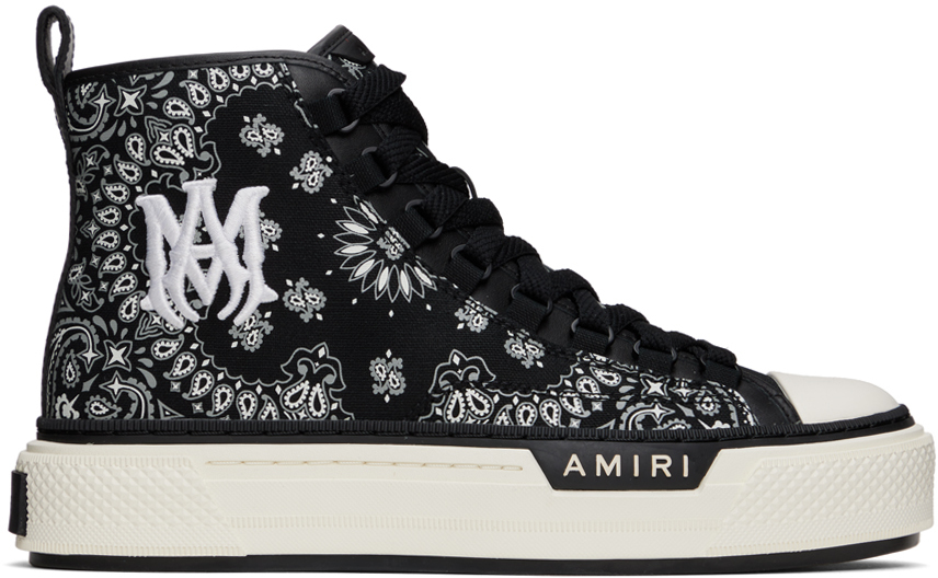 AMIRI Black M.A. Court Sneakers