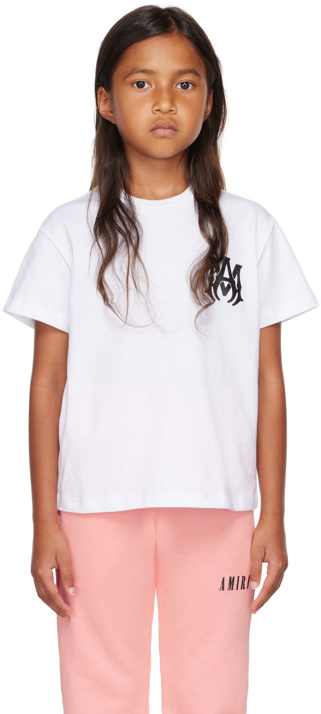 AMIRI Kids White Logo T-Shirt