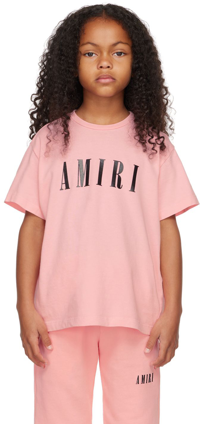 AMIRI Kids Pink Bonded T-Shirt