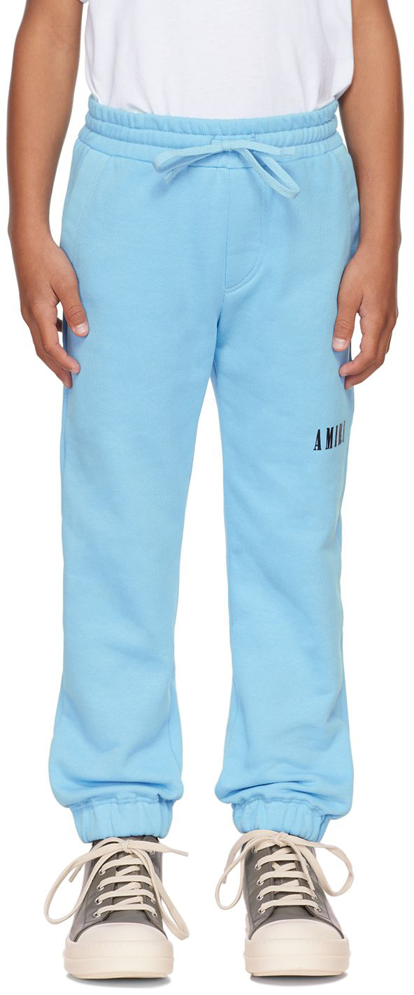 AMIRI Kids Blue Bonded Lounge Pants